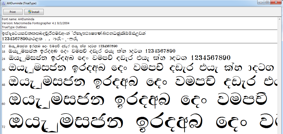 sinhala fonts free download bindumathi